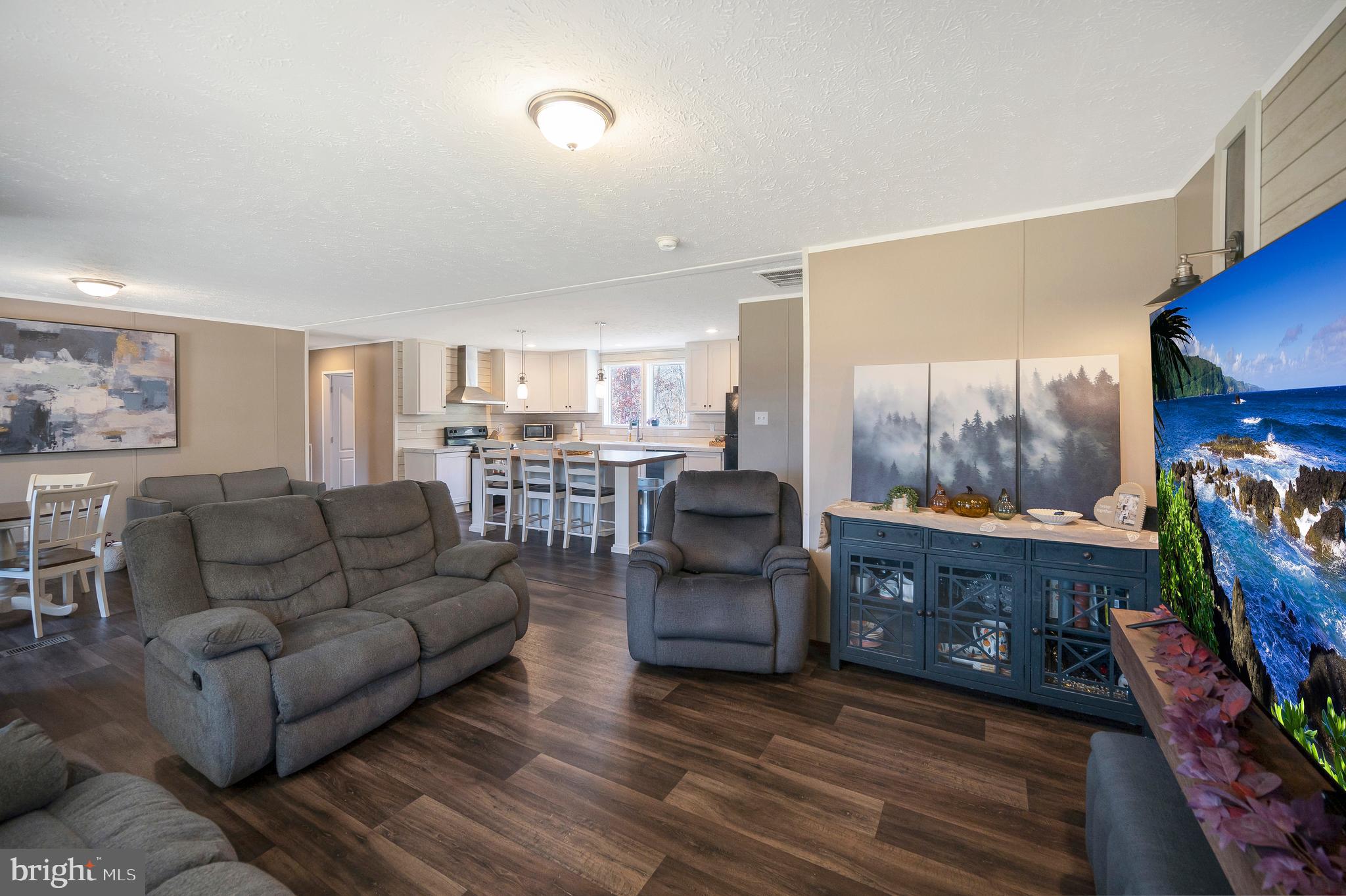 5120 Burr Hill Road Rhoadesville, VA 22542 - Photo 6 of 45 a living room with furniture and a flat screen tv