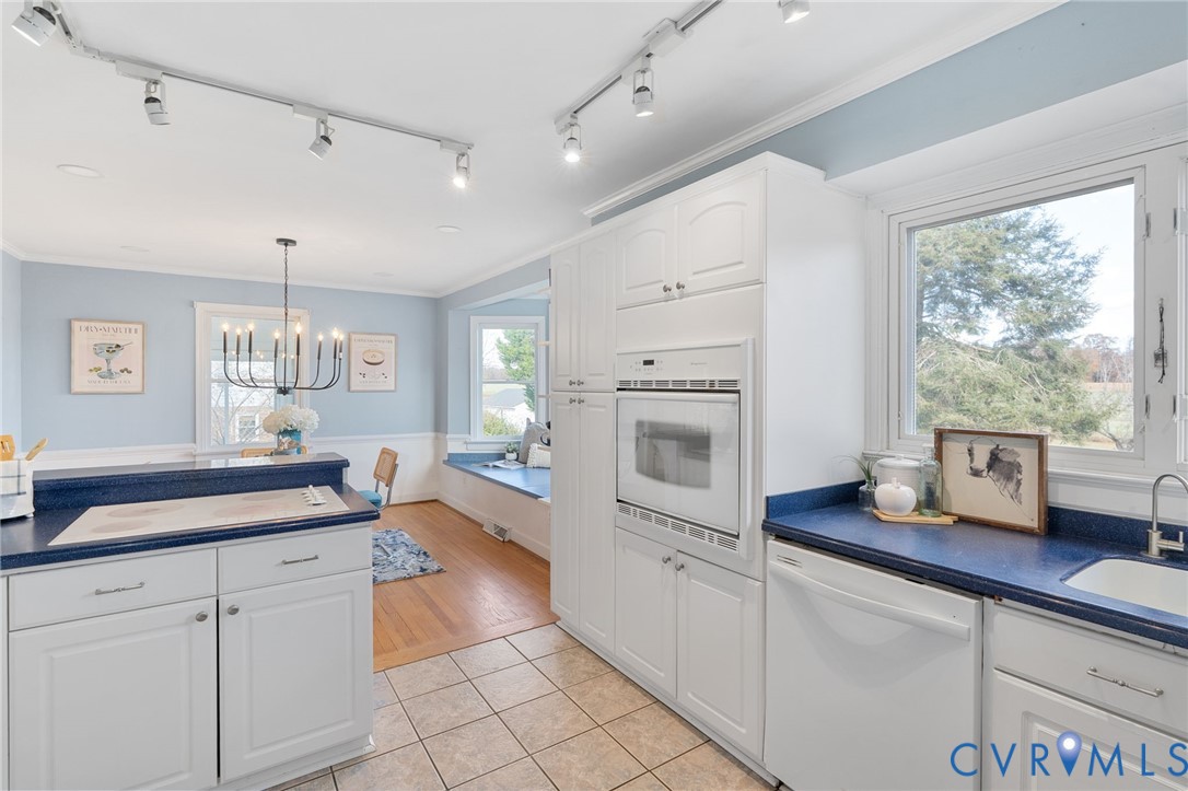12216 Mt Hermon Road Ashland, VA 23005 - Photo 21 of 49 Kitchen featuring open to breakfast area with cera