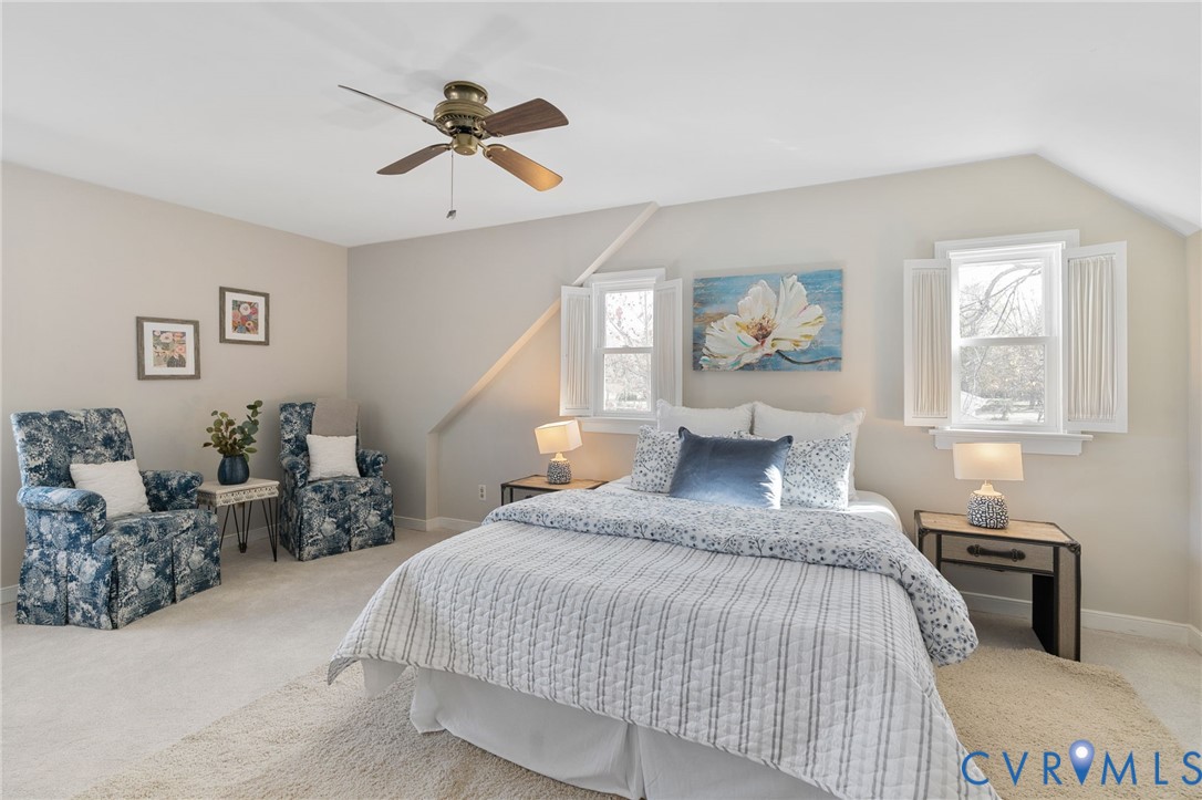 12216 Mt Hermon Road Ashland, VA 23005 - Photo 24 of 49 Primary bedroom with fresh paint and new carpet. A