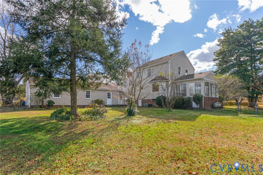 12216 Mt Hermon Road Ashland, VA 23005 - Photo 43 of 49 View of the rear yard, home and garage.