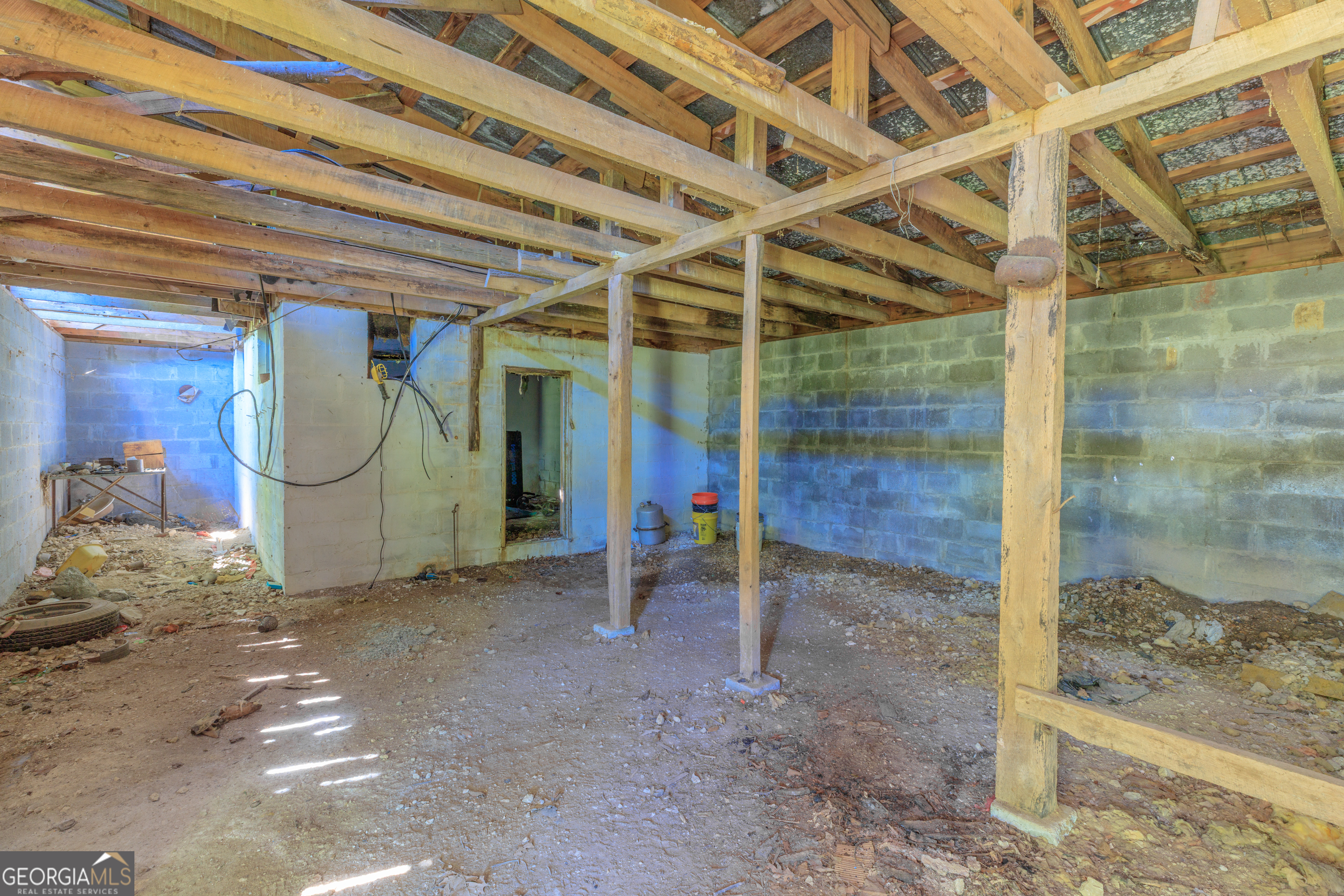 1004 Crow Gap Road Chickamauga, GA 30707 - Photo 26 of 36 a view of a room with wooden walls