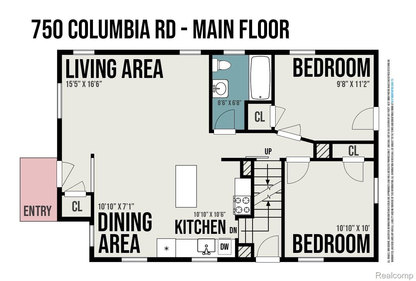 750 Columbia Road Berkley, MI 48072 - Photo 33 of 35 Main Floor.jpg
