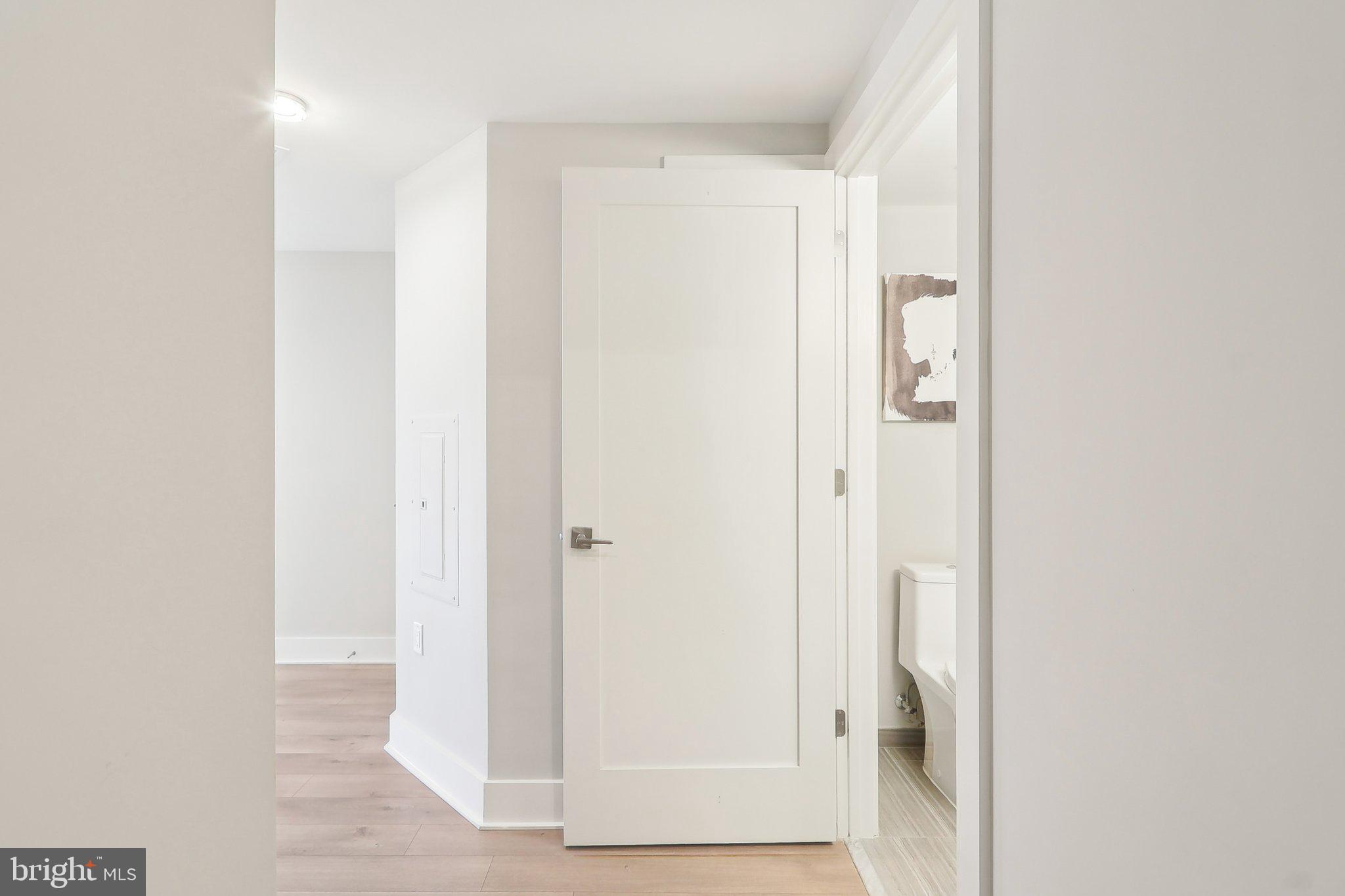 88 V Street Southwest, Unit 311 Washington, DC 20024 - Photo 12 of 32 a view of a bathroom with a glass door