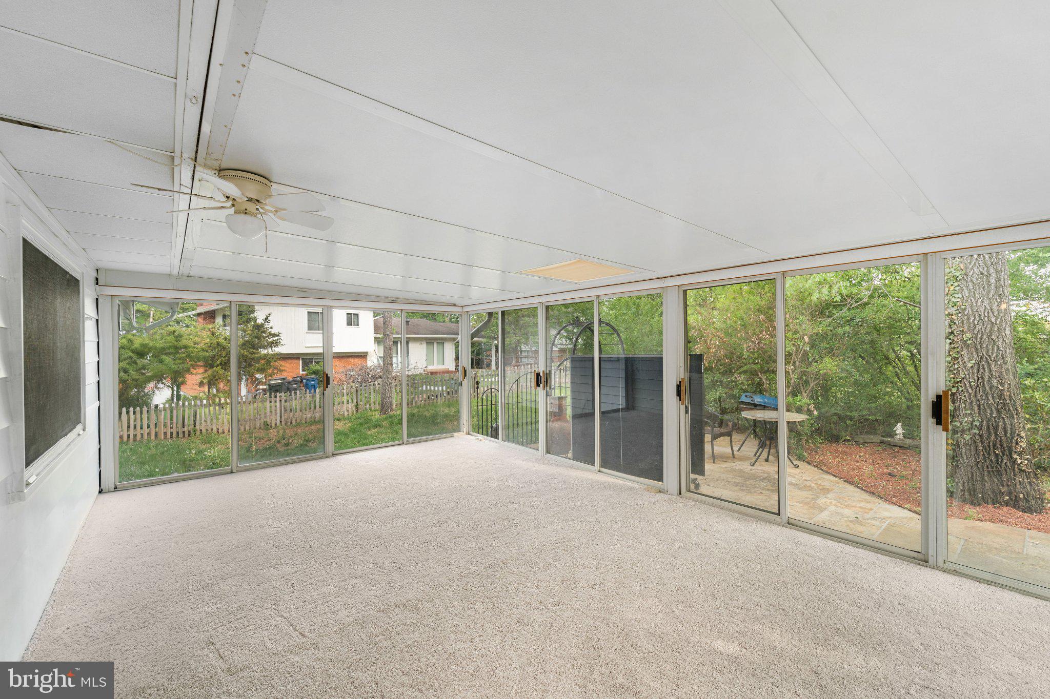 6423 Cabell Court Springfield, VA 22150 - Photo 30 of 58 a view of a room with sliding glass door and mountain view