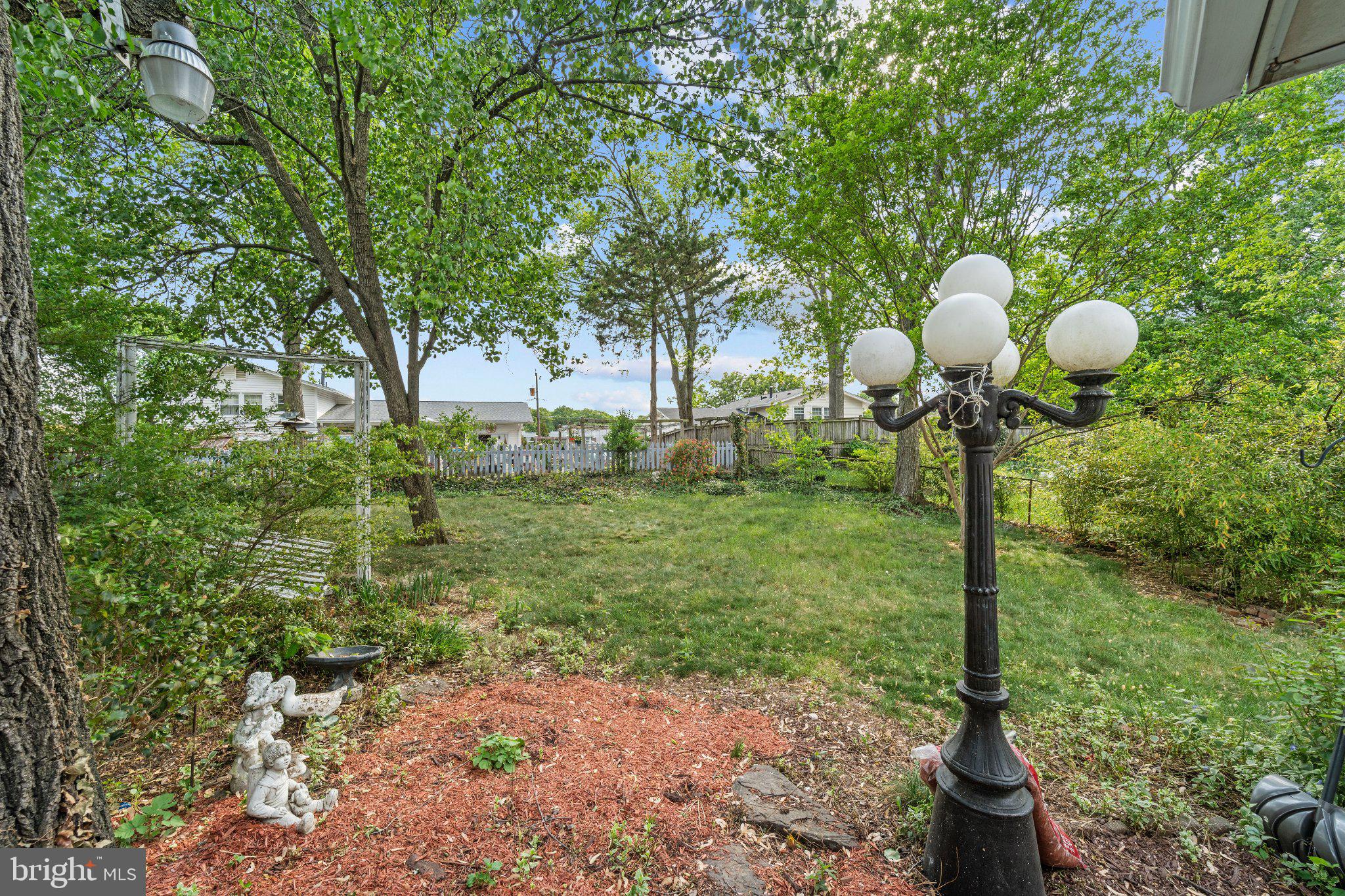 6423 Cabell Court Springfield, VA 22150 - Photo 57 of 58 a backyard of a house with table and chairs