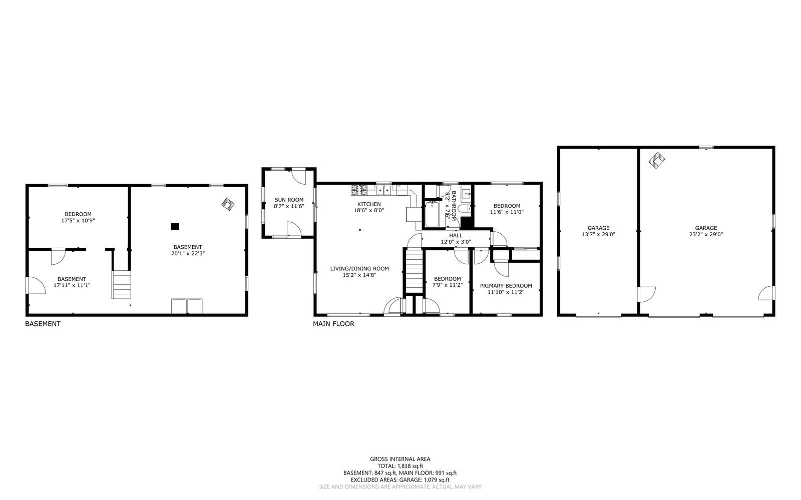 914 Bellsqueeze Road Clinton, ME 04927 - Photo 33 of 35 Floor plan