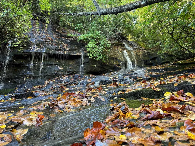 a view of an outdoor space and mountain view