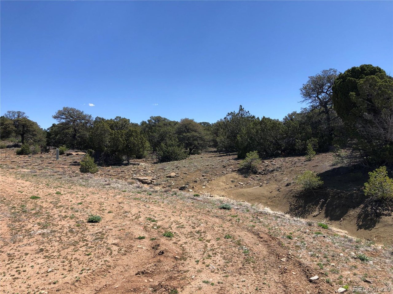 898 Rio Cucharas Phs 3 Walsenburg, CO 81089 - Photo 10 of 15 a view of a dry yard with trees