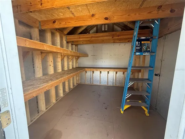 a potted plant sitting on the side of a building