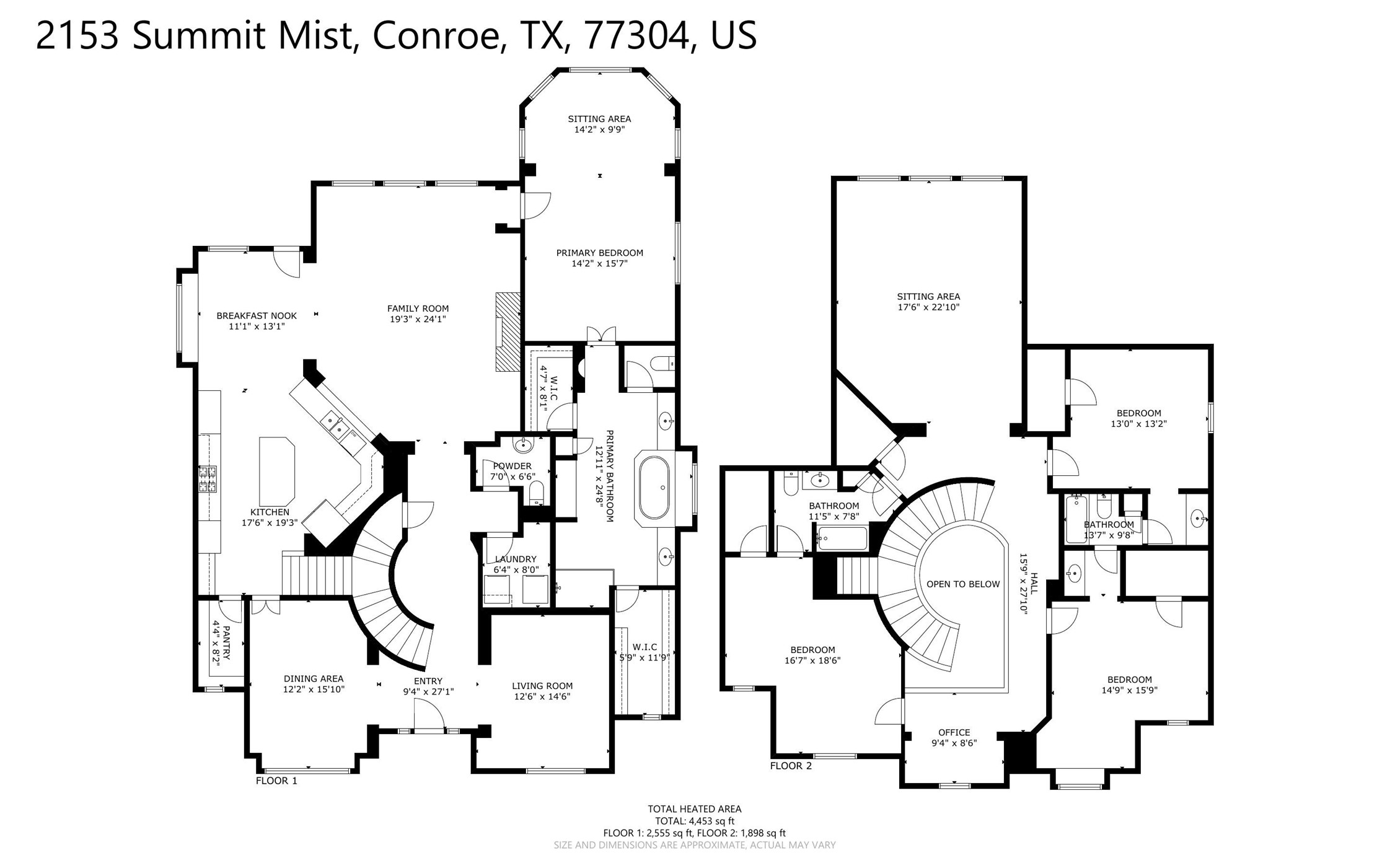 2153 Summit Mist Drive Conroe, TX 77304 - Photo 8 of 50 Floorplain