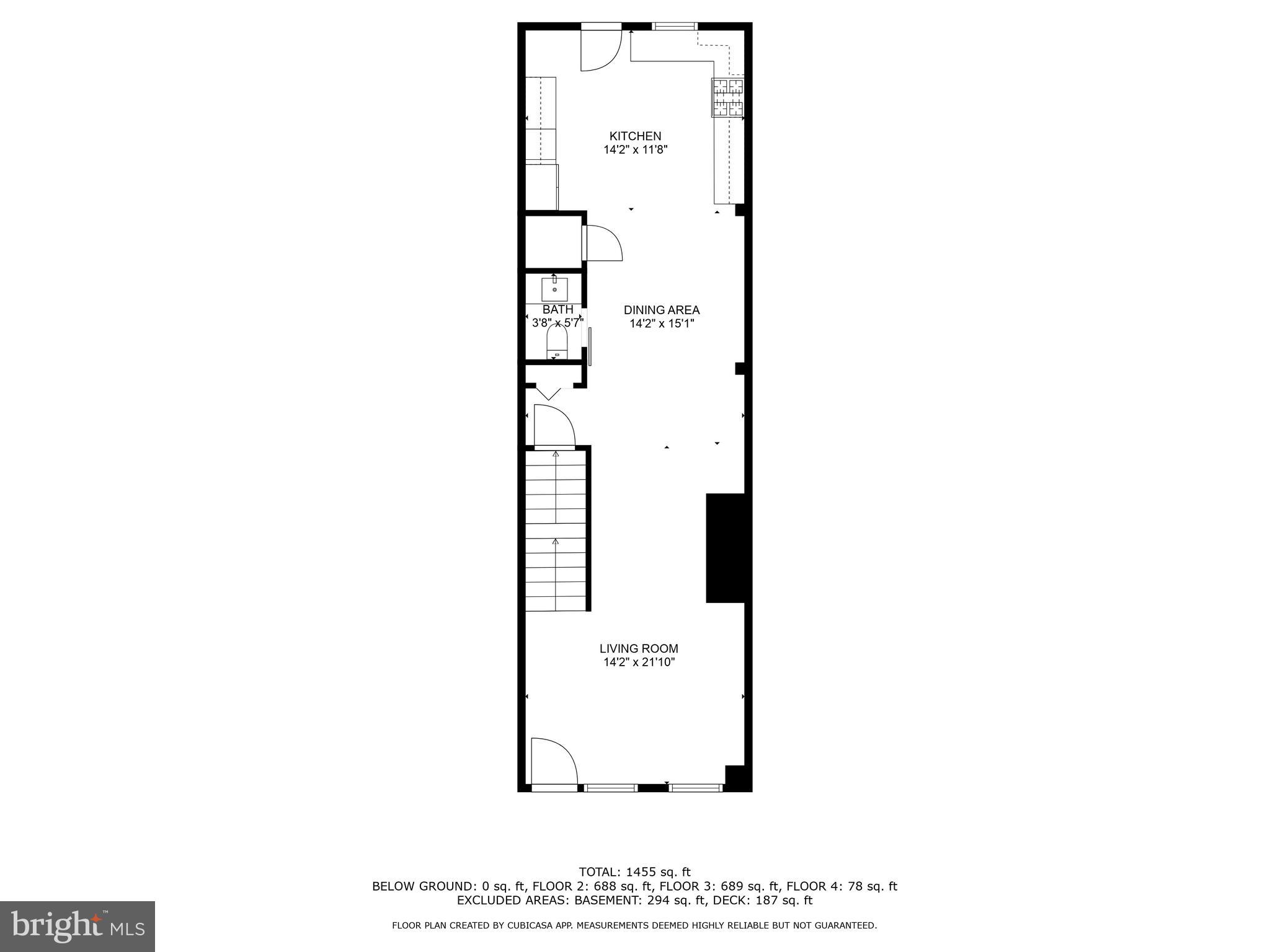 1613 Aisquith Street Baltimore, MD 21202 - Photo 37 of 46 a picture of a floor plan