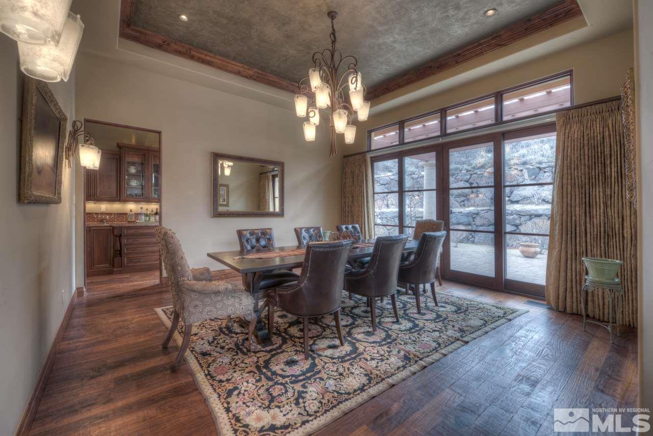 60 Lonepine Court Reno, NV 89519 - Photo 9 of 25 a view of a dining room with furniture window and wooden floor