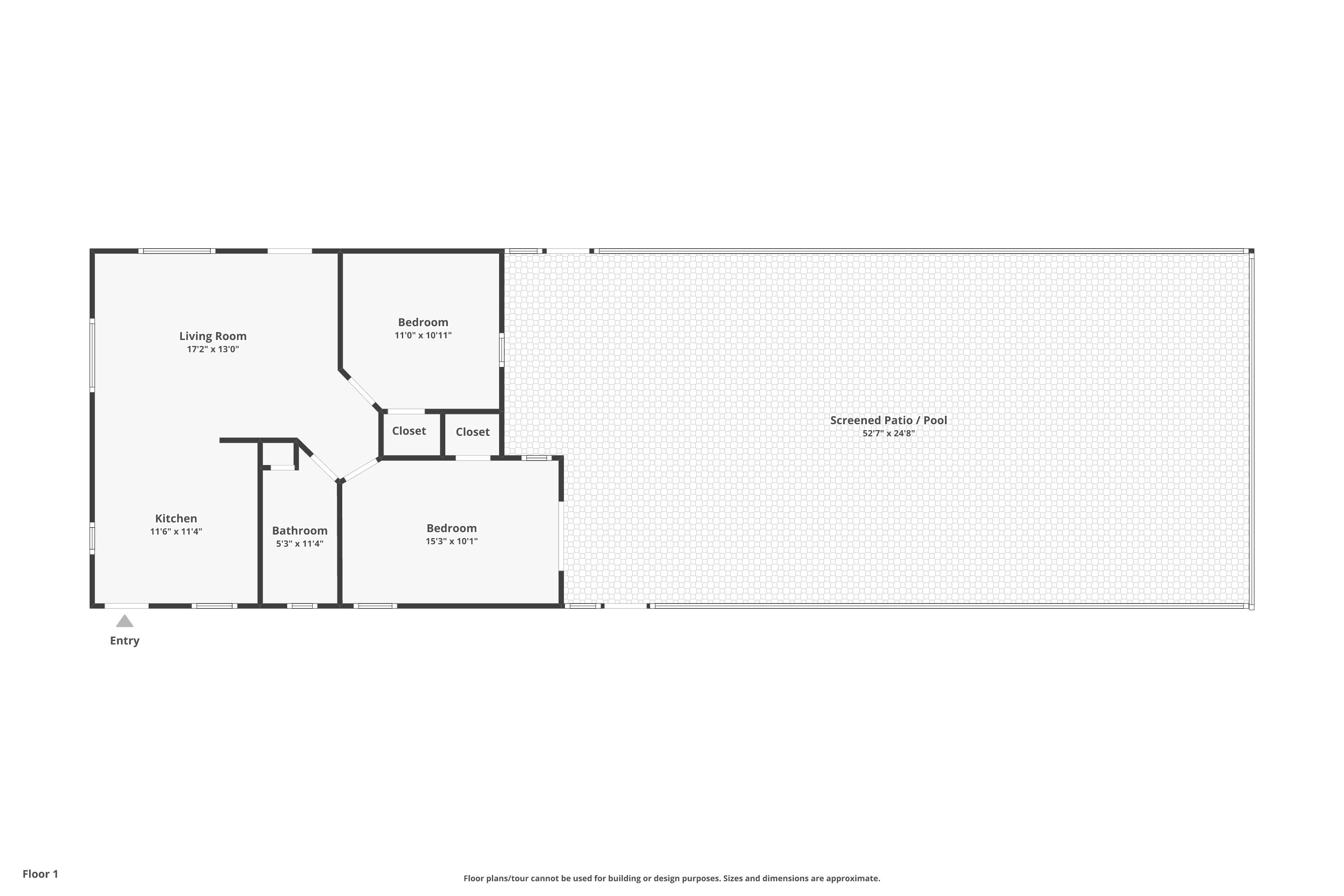 3858 Lakewood Road Palm Springs, FL 33461 - Photo 40 of 40 a picture of floor plan