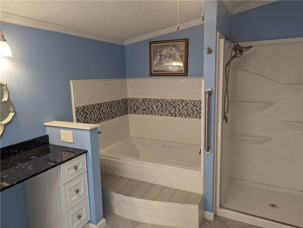 767 Marianna Lone Pine Road Amity, PA 15311 - Photo 28 of 49 a bathroom with a granite countertop sink a toilet and shower
