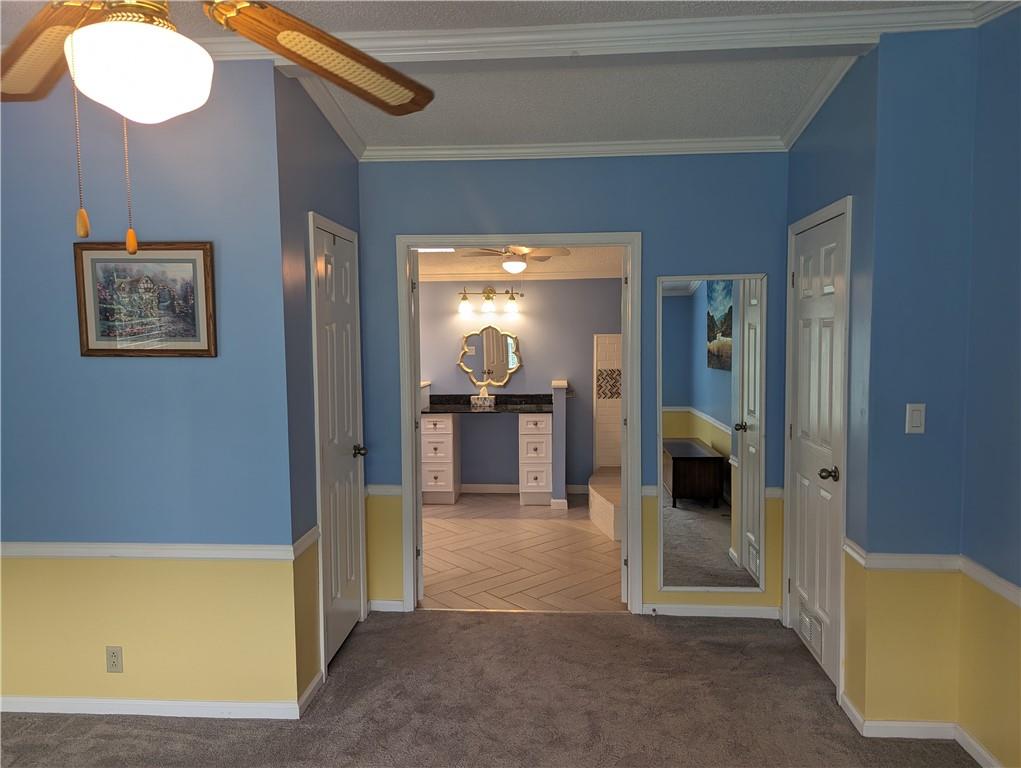 767 Marianna Lone Pine Road Amity, PA 15311 - Photo 31 of 49 a view of a hallway with a livingroom and dining room with furniture