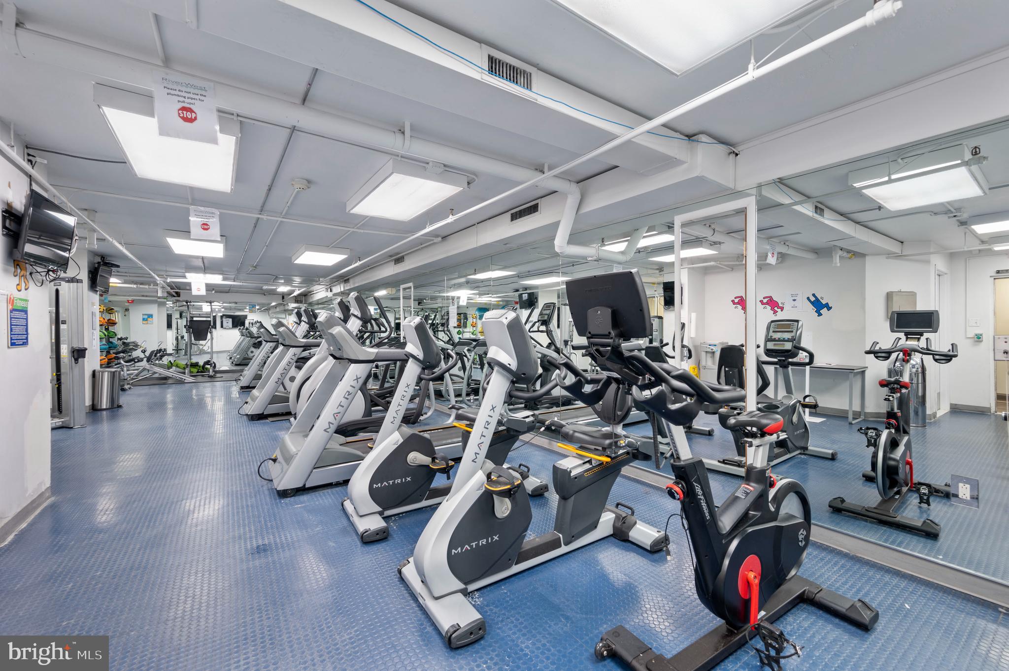 2101 Chestnut Street, Unit 324R Philadelphia, PA 19103 - Photo 14 of 21 a view of a room with gym equipment