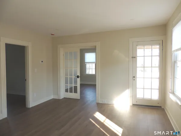 wooden floor in an empty room