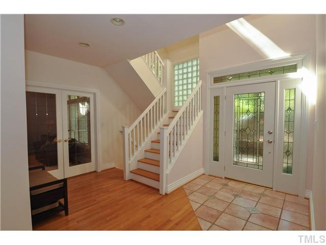 6424 Rushingbrook Drive Raleigh, NC 27612 - Photo 2 of 25 a view of entryway with wooden floor