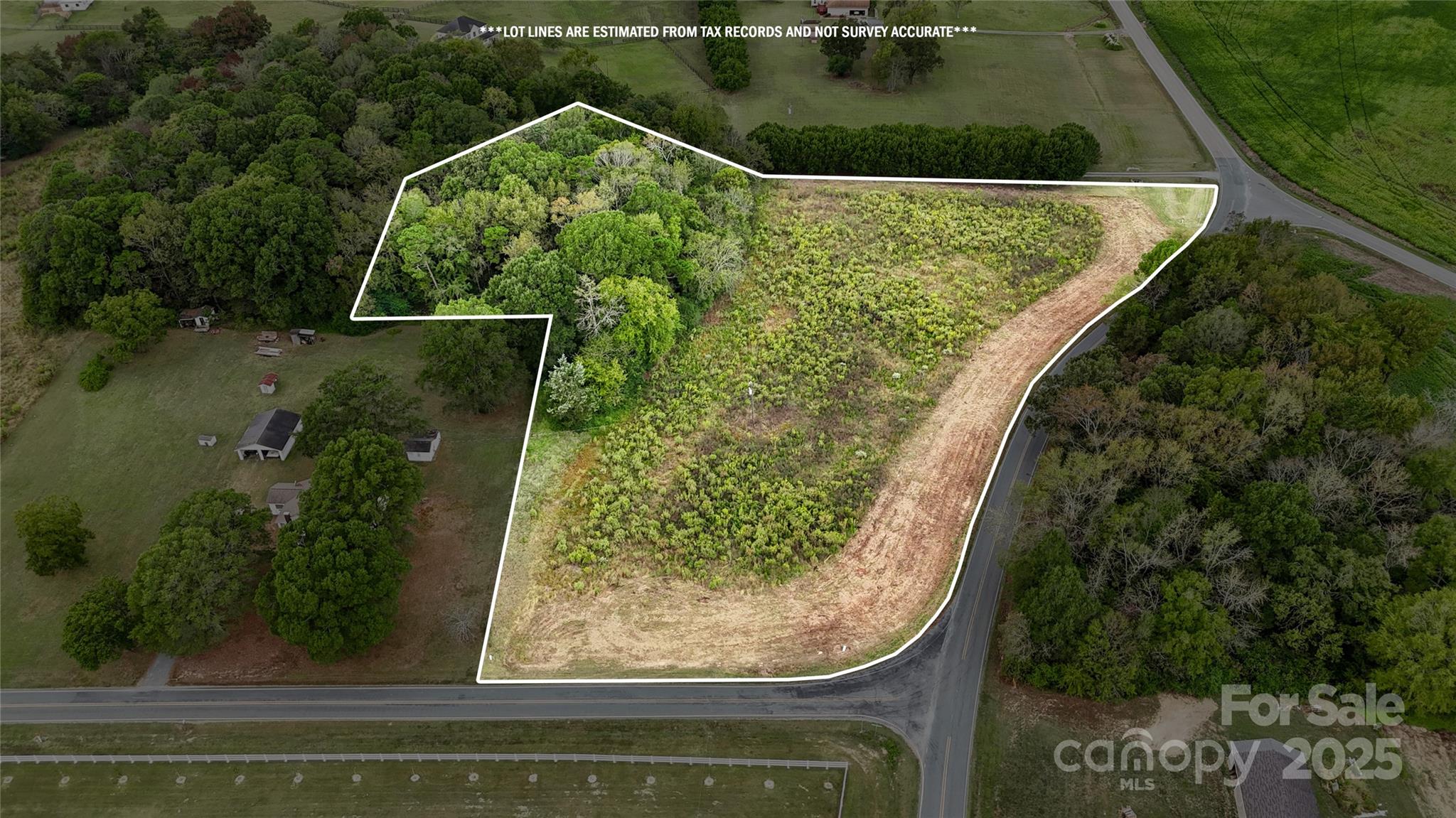 0 Snyders Store Road Wingate, NC 28174 - Photo 3 of 20 an aerial view of a yard