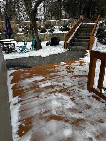 a view of outdoor space with seating