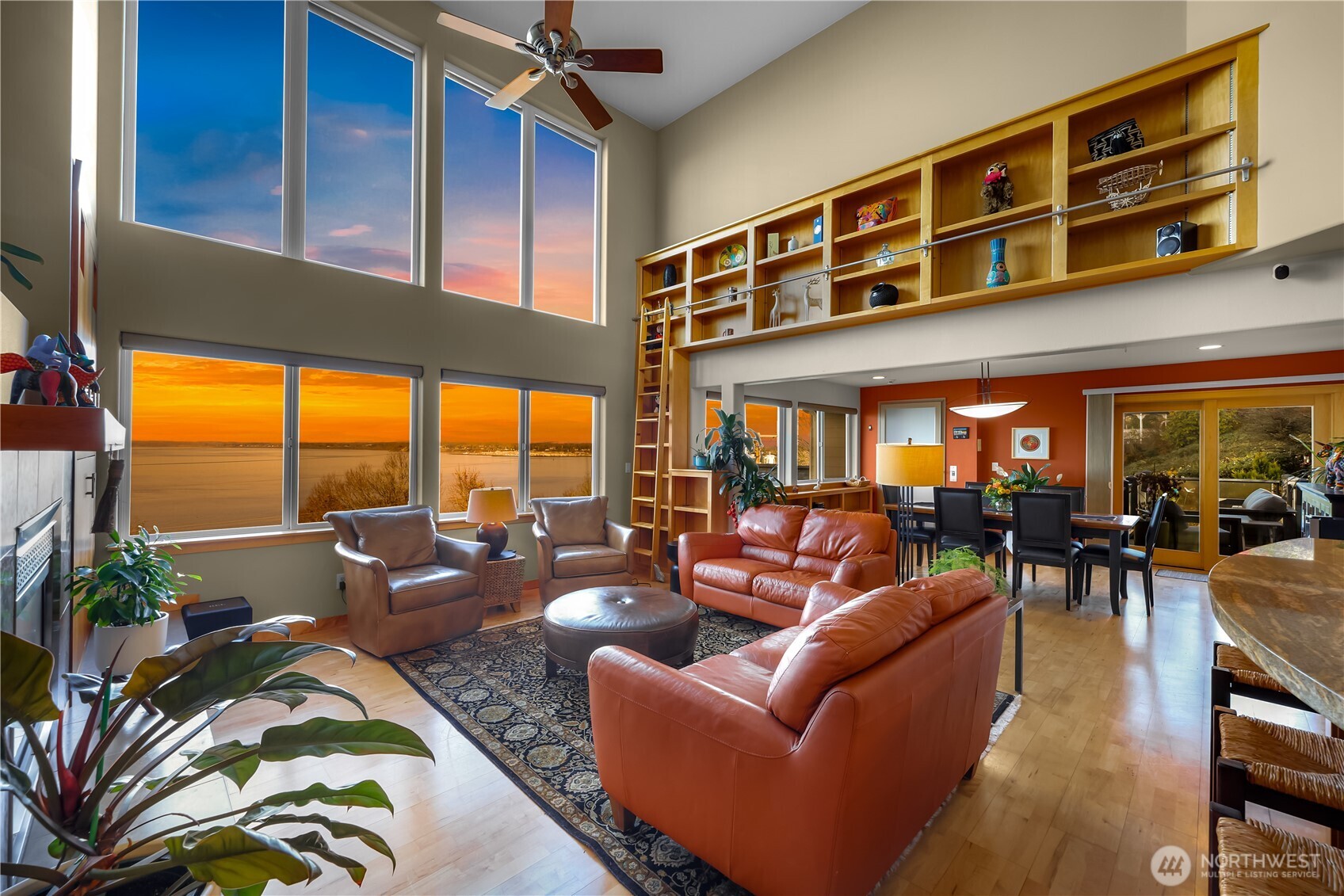 106 North State Street Bellingham, WA 98225 - Photo 3 of 34 a living room with furniture city view and large windows