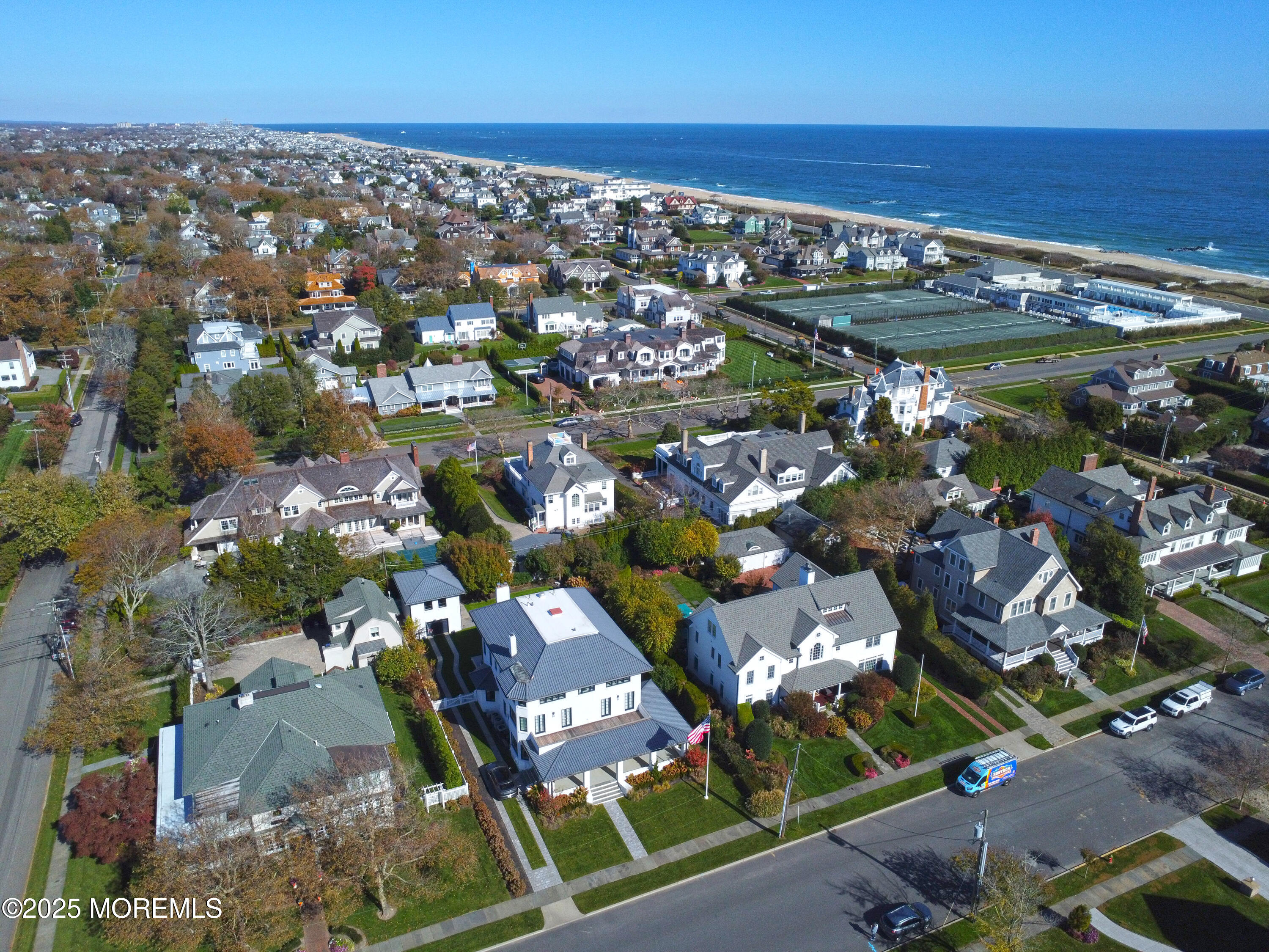 112 Passaic Avenue Spring Lake, NJ 07762 - Photo 65 of 69 an aerial view of a city with lots of residential buildings