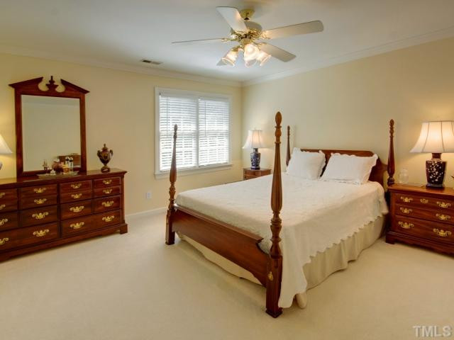313 Carpathian Way Raleigh, NC 27615 - Photo 15 of 25 Another spacious secondary bedroom with private full bath access. Plenty of room for guests and family. Bedroom