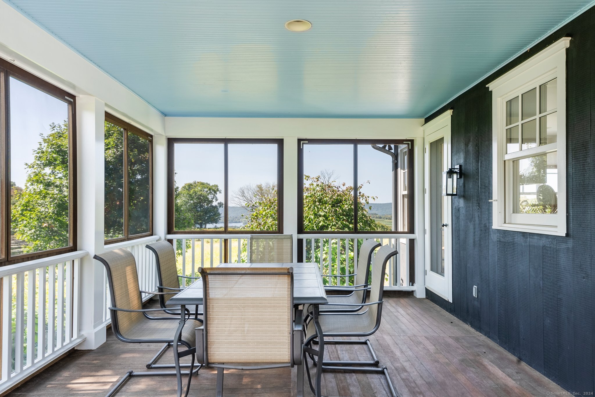 74 Tanner Hill Road Warren, CT 06777 - Photo 18 of 40 a view of a dining room with furniture window and outside view