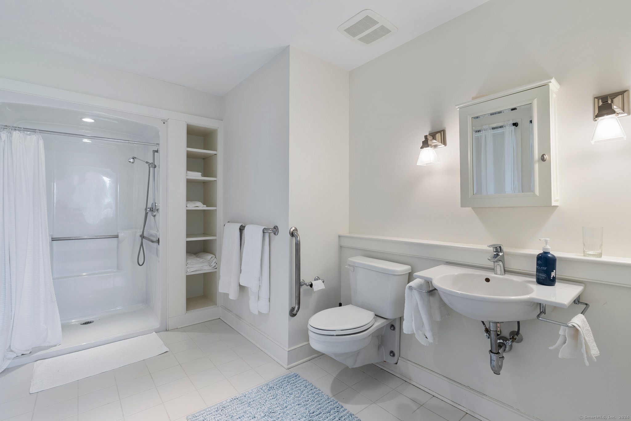 74 Tanner Hill Road Warren, CT 06777 - Photo 27 of 40 a bathroom with a sink toilet and shower