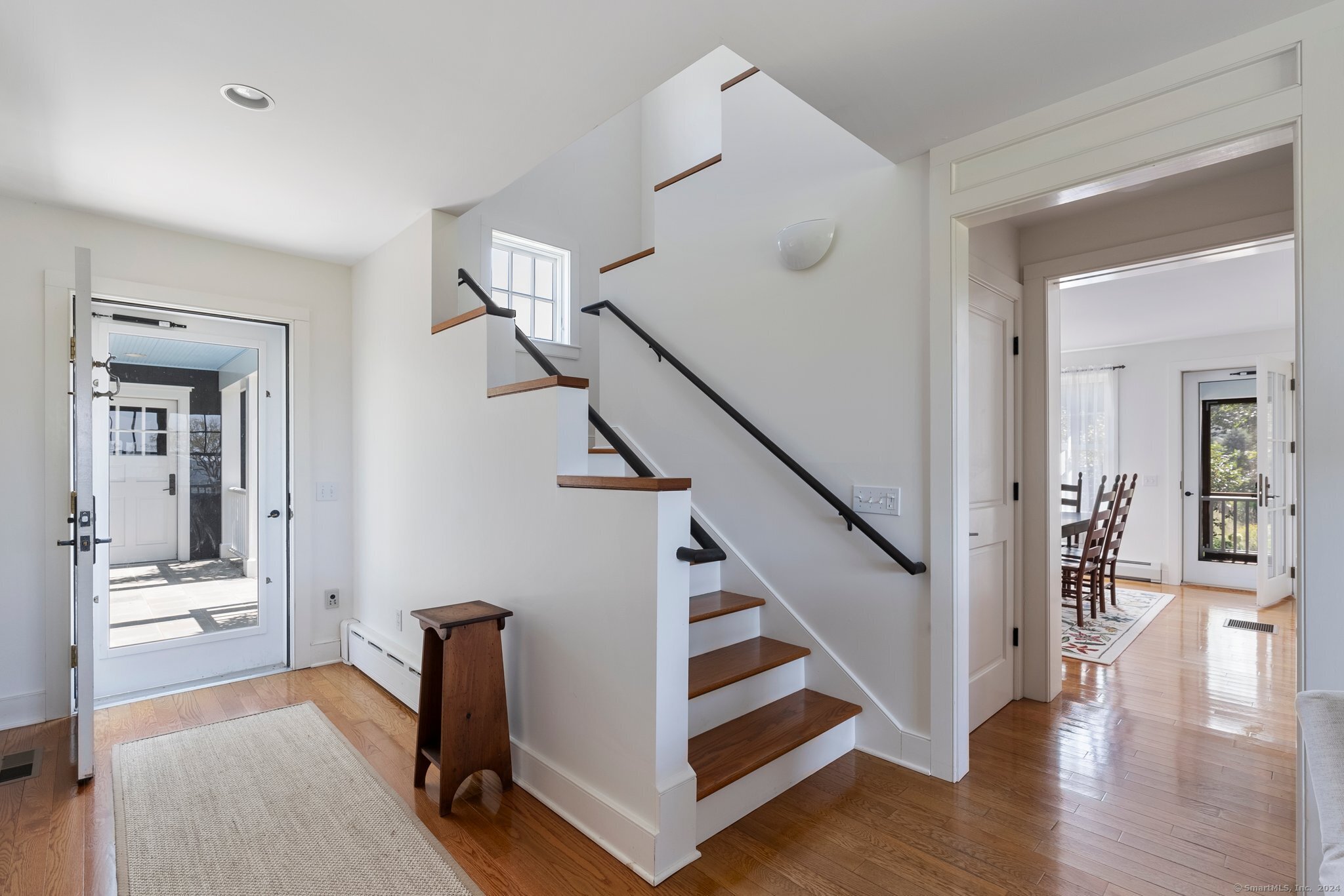 74 Tanner Hill Road Warren, CT 06777 - Photo 28 of 40 a view of entryway and hall with wooden floor
