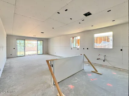 a view of an empty room with window
