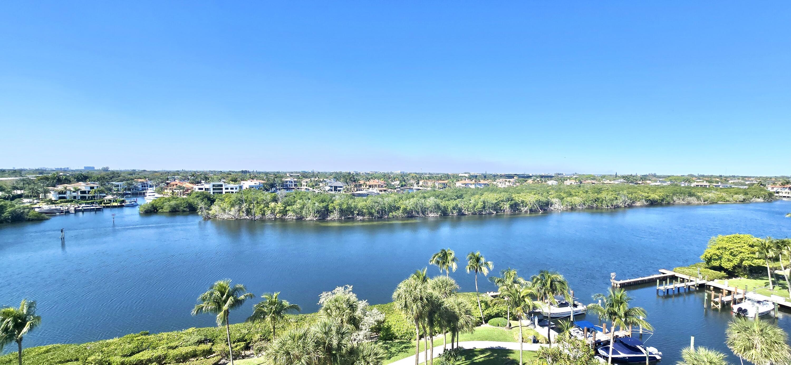 4101 North Ocean Boulevard, Unit D703 Boca Raton, FL 33431 - Photo 7 of 49 VIEW WEST: INTRACOASTAL/ MARINA