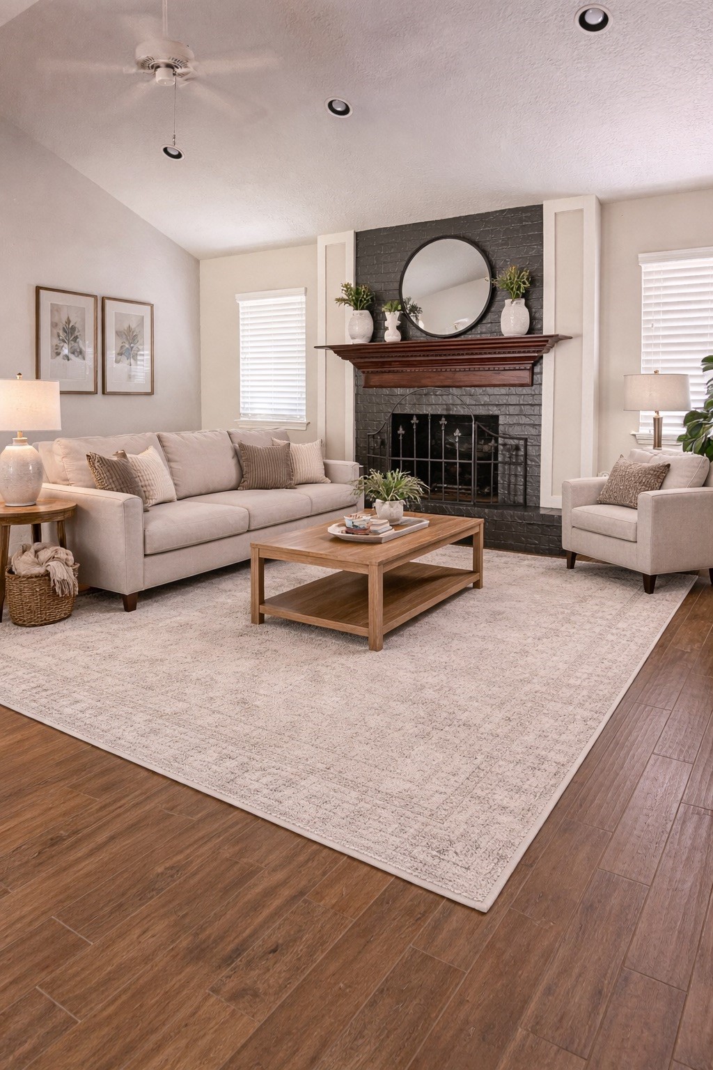 19103 Whitewood Drive Spring, TX 77373 - Photo 11 of 30 a living room with furniture and a fireplace