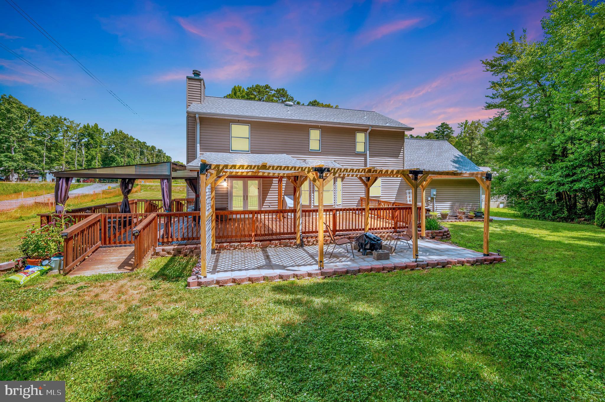 633 Welsh Drive Ruther Glen, VA 22546 - Photo 36 of 71 Rear evening view