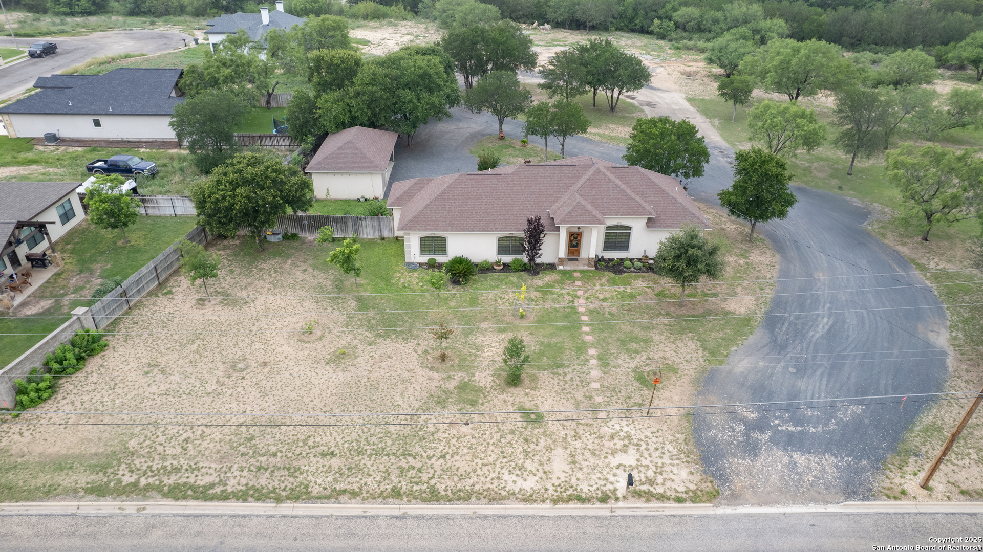 333 Studer Street Uvalde, TX 78801 - Photo 26 of 29 an aerial view of a house