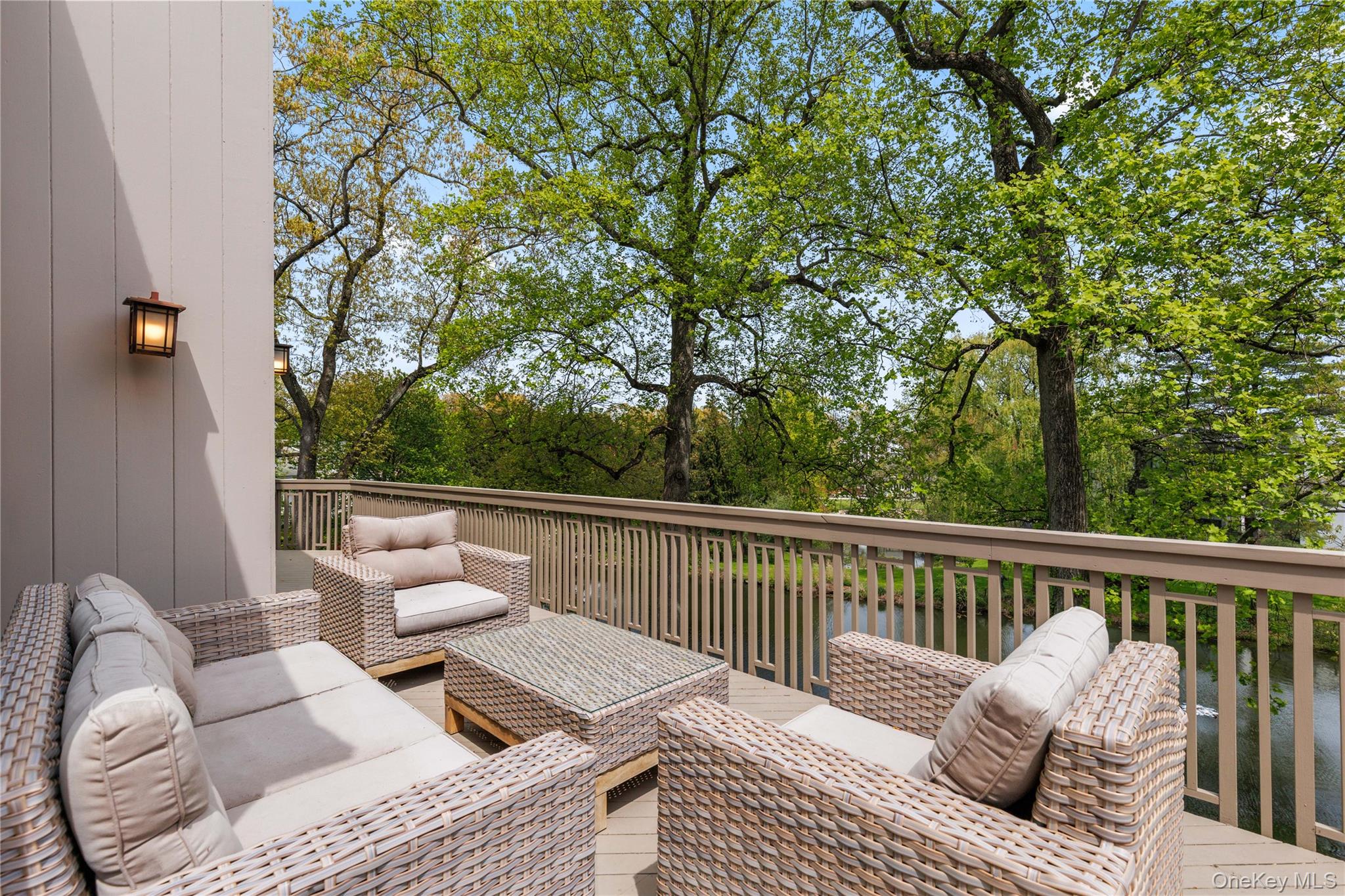3 Lakeside Drive Rye, NY 10580 - Photo 19 of 31 a view of balcony with couch and chairs