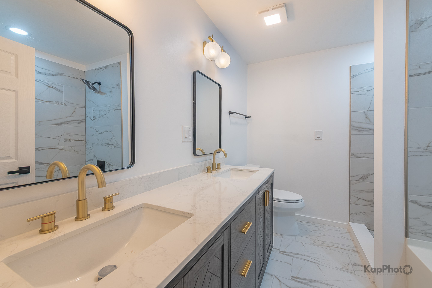 2139 West 24th Street Chicago, IL 60608 - Photo 25 of 29 a bathroom with a sink and a toilet