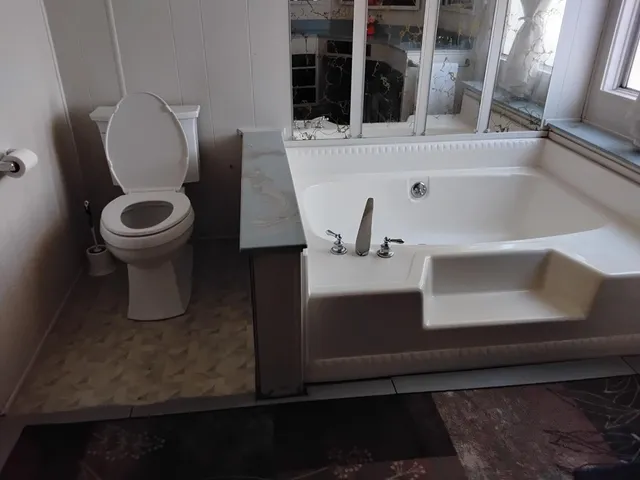 a bathroom with a sink