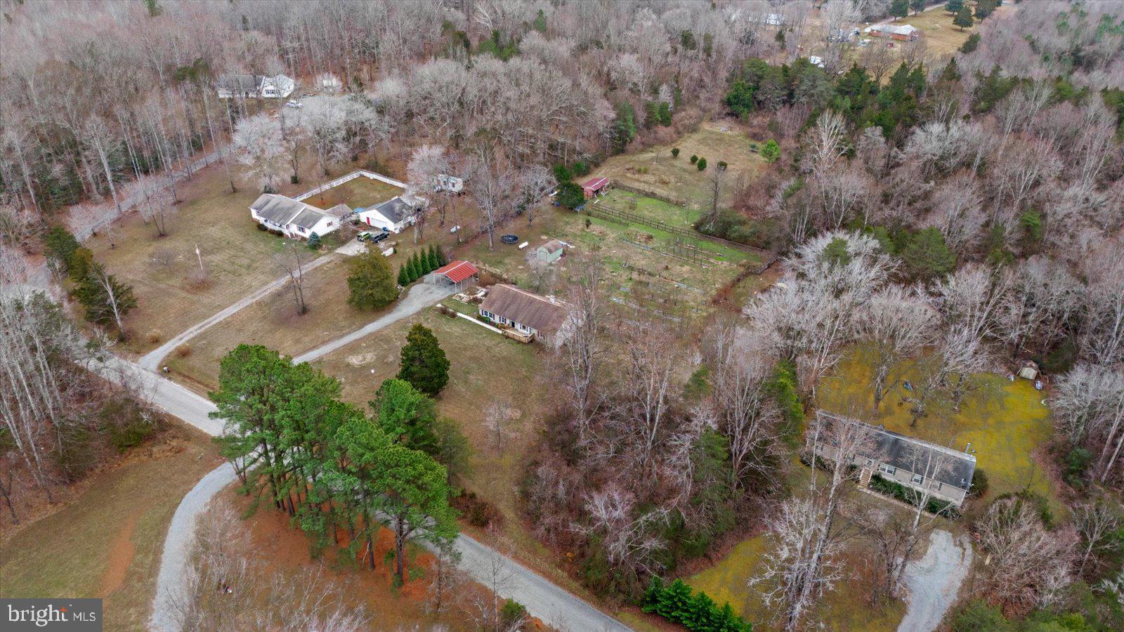 312 Timber Trail Spotsylvania, VA 22551 - Photo 66 of 74 a aerial view of a house with a yard and lake view
