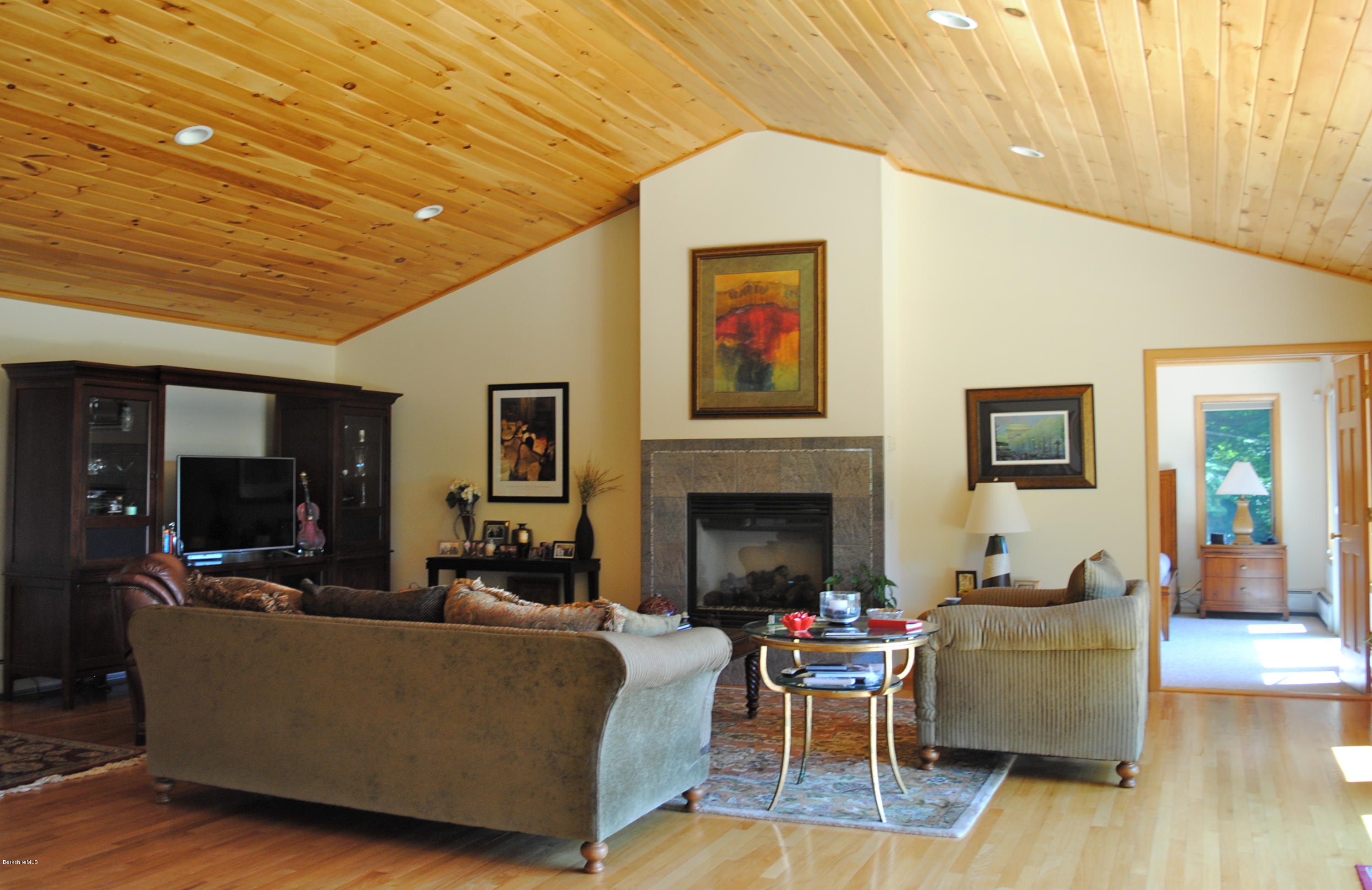 105 Sugar House Road Otis, MA 01253 - Photo 7 of 16 Great Room with gas fireplace