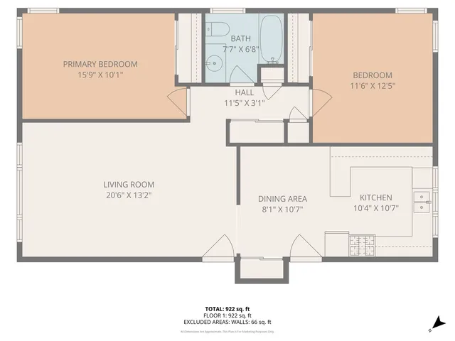 $199,900 | 6800 North Overhill Avenue, Unit 1A, Chicago, IL 60631