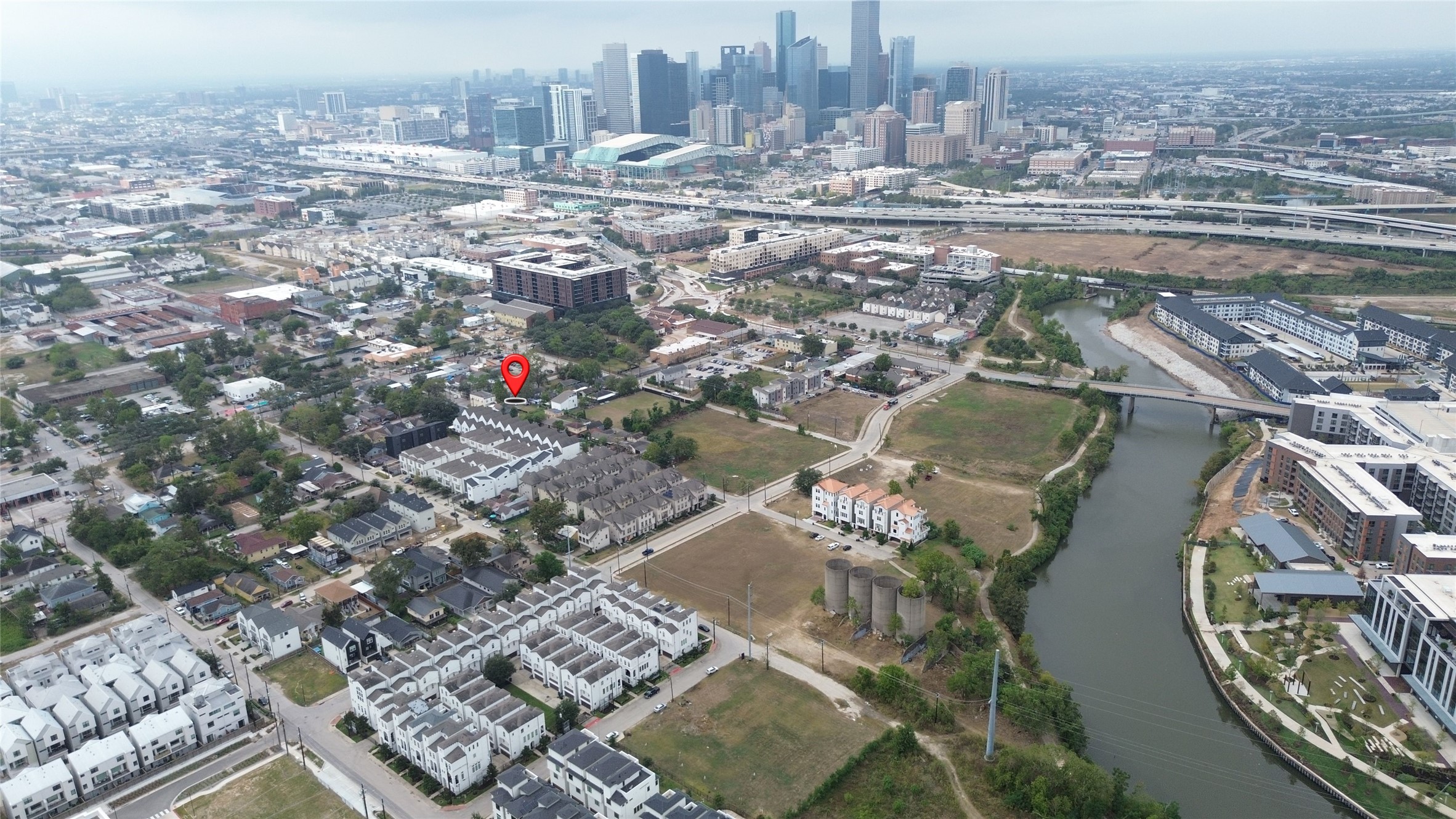 2515 Engelke Street Houston, TX 77003 - Photo 4 of 9 an aerial view of a city