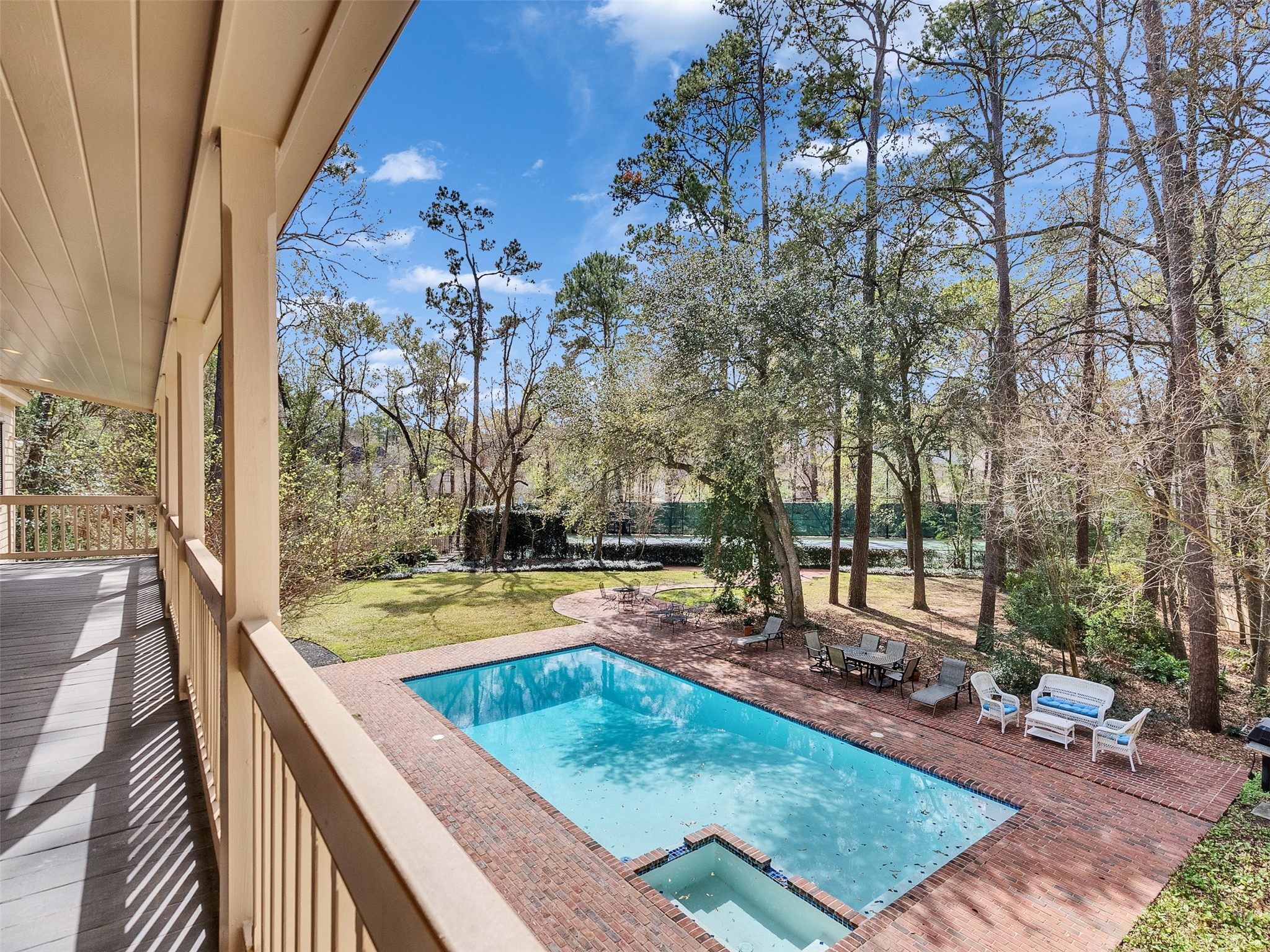 5212 Strack Road Houston, TX 77069 - Photo 23 of 42 View from the primary suite balcony