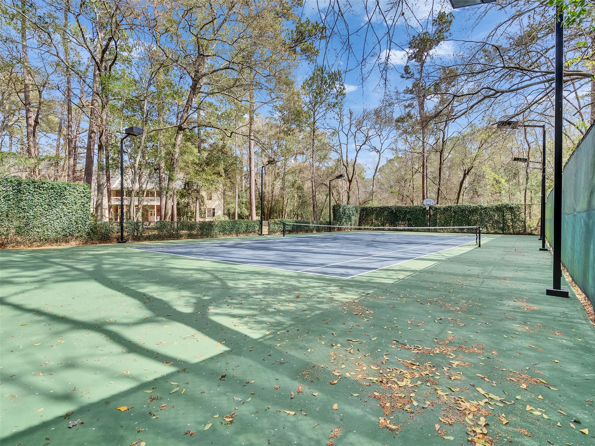 5212 Strack Road Houston, TX 77069 - Photo 33 of 42 Professional-grade tennis court, recently resurfaced to accommodate both tennis and the increasingly popular pickleball.