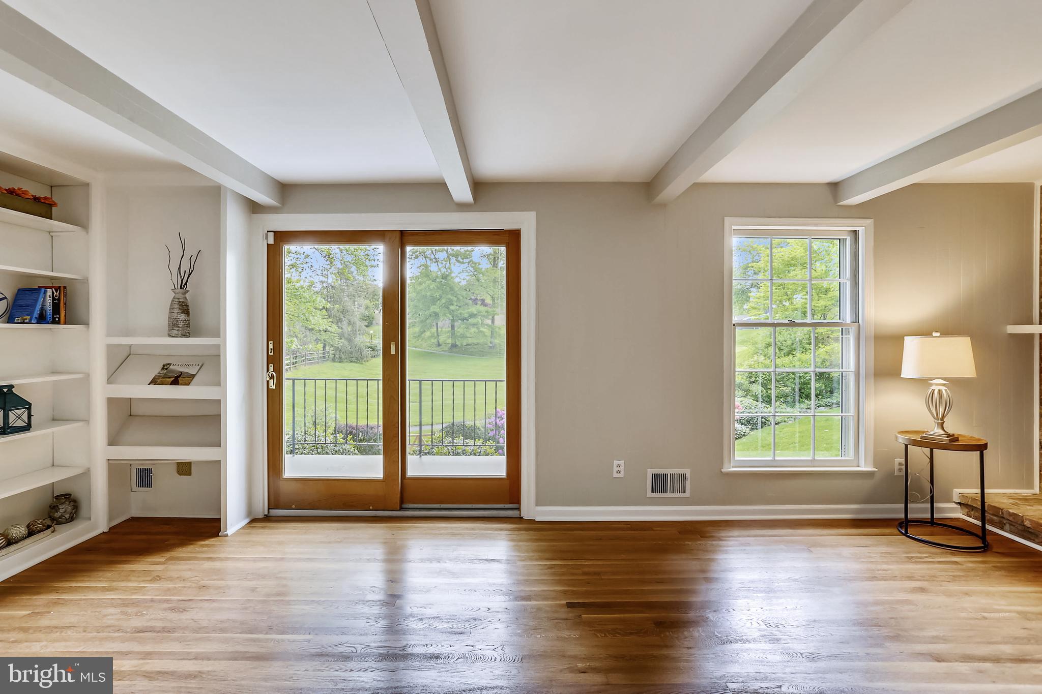 9709 Digging Road Montgomery Village, MD 20886 - Photo 21 of 69 Family Room with Sliding Glass Door to Deck