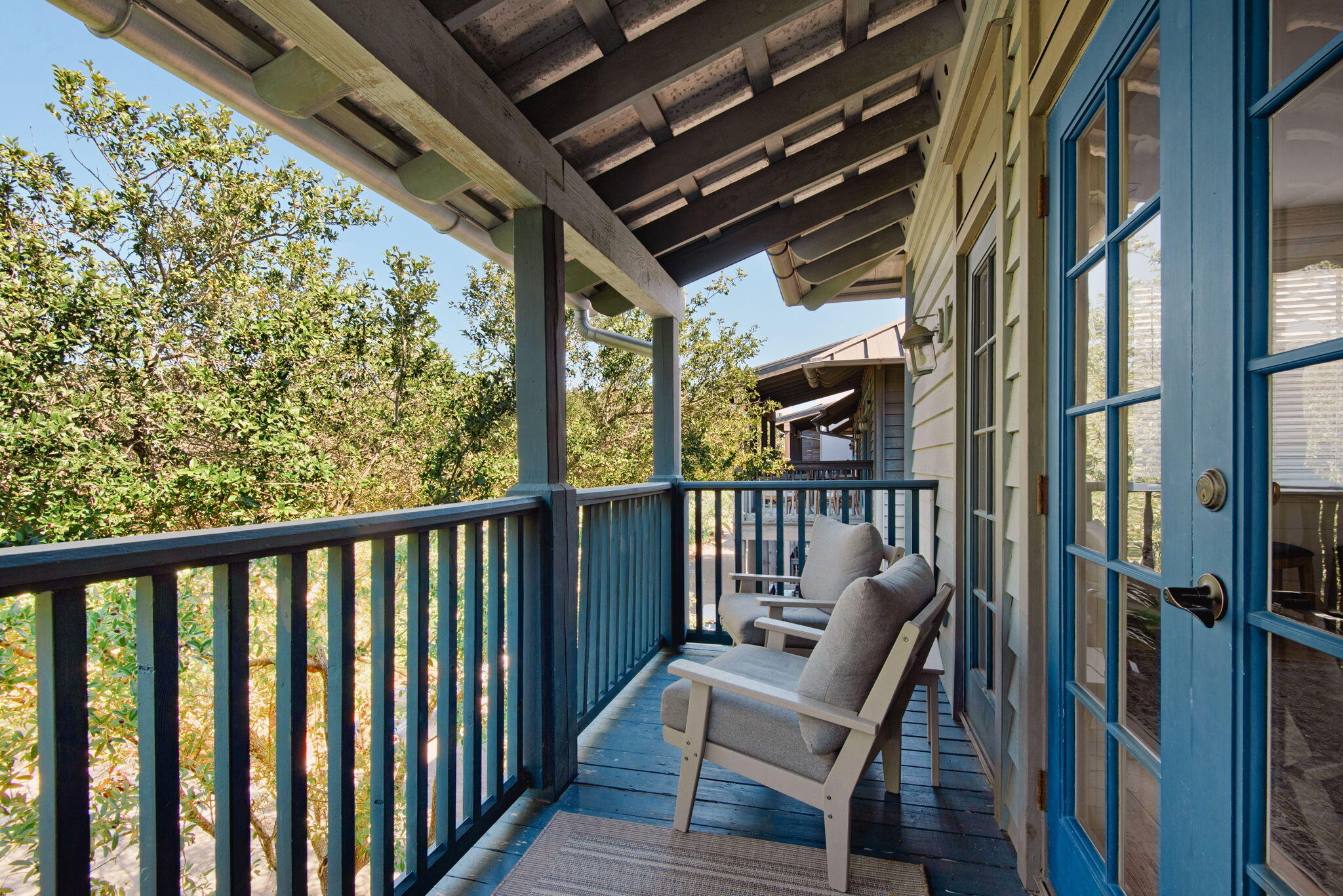 108 Georgetown Avenue, Unit 6301108E Inlet Beach, FL 32461 - Photo 19 of 28 a view of balcony with wooden floor