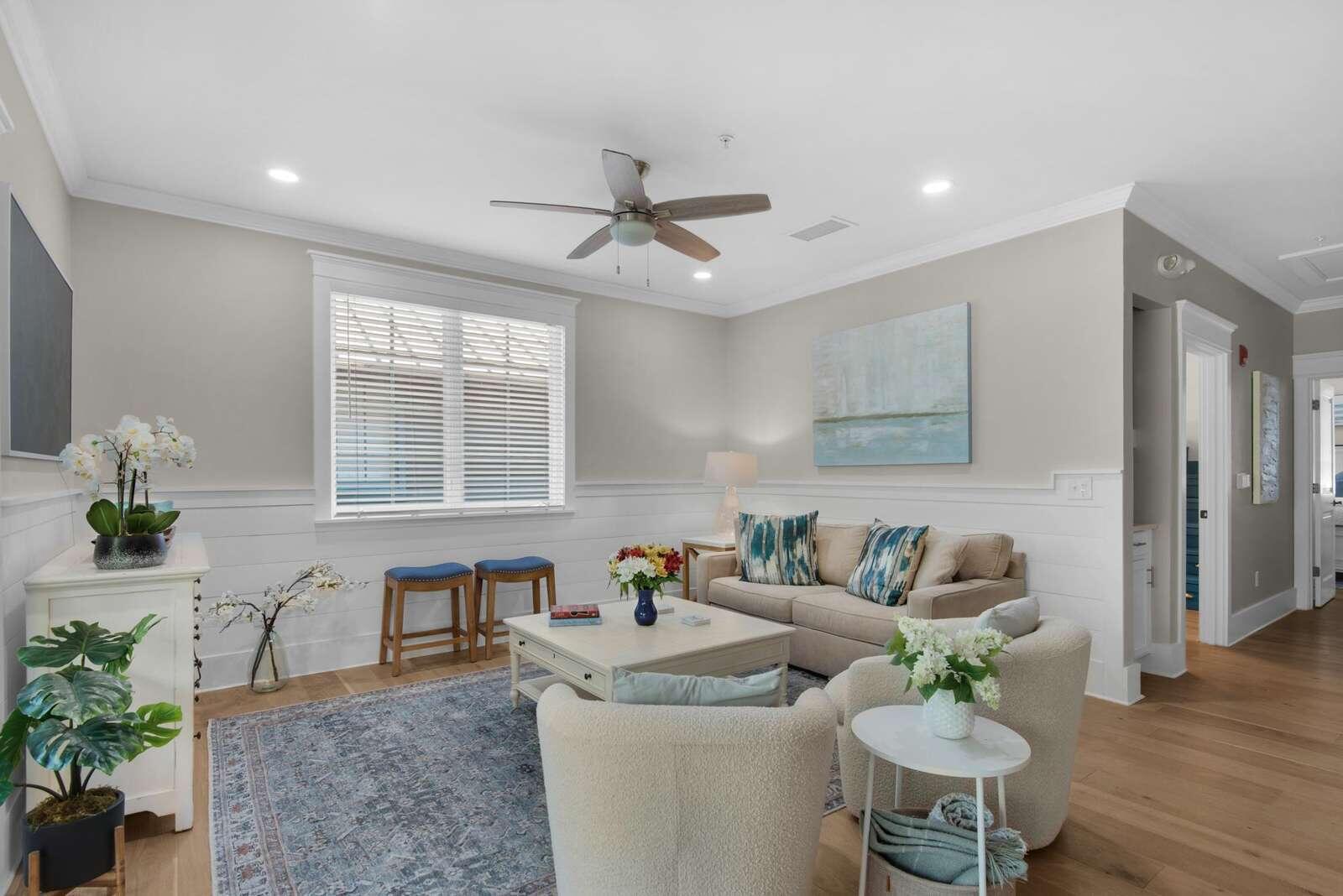 108 Georgetown Avenue, Unit 6301108E Inlet Beach, FL 32461 - Photo 2 of 28 a living room with furniture and window