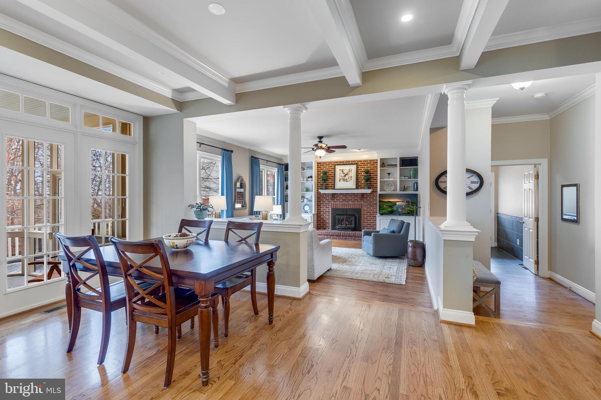 1181 Hawling Place Southwest Leesburg, VA 20175 - Photo 11 of 66 a view of a dining room with furniture and wooden floor