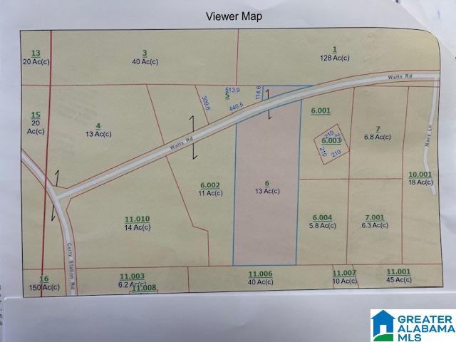 0 Watts Road, Unit 12 ACRES Munford, AL 36268 - Photo 1 of 2