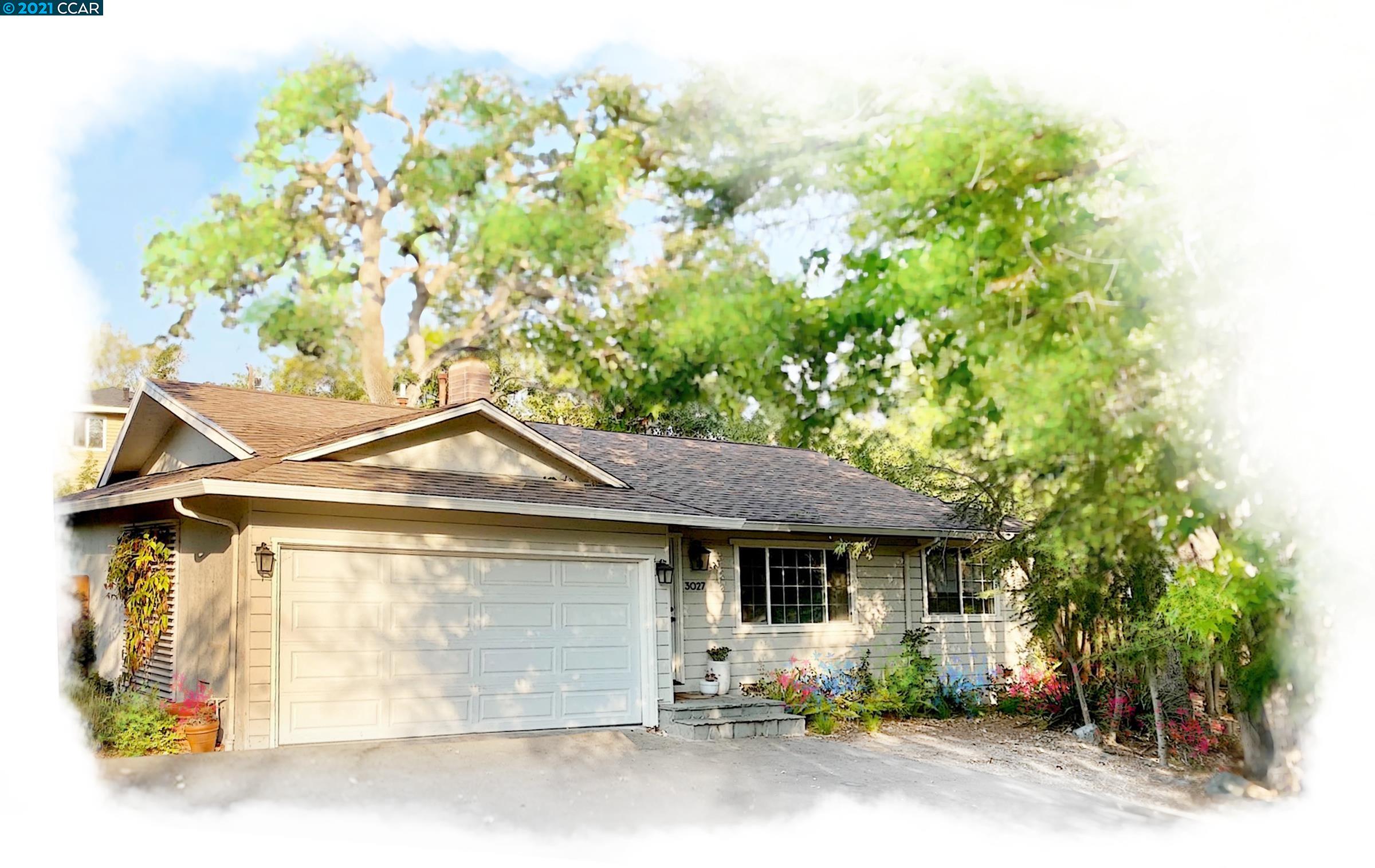 3027 Vessing Road Pleasant Hill, CA 94523 - Photo 1 of 1 a front view of a house with garden